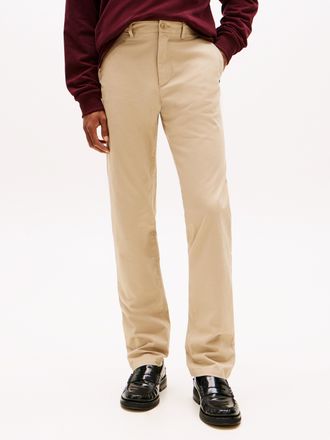 Tommy Hilfiger Chinohose TOMMY HILFIGER CORE DENTON ESSENTIAL, Herren, Gr. 31, L&auml;nge 30, batique khaki, Twill, Obermaterial: 97% Baumwolle, 3% Elasthan, unifarben, g