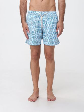 Peninsula Boxer mare corti con fantasia etnica e vita con coulisse