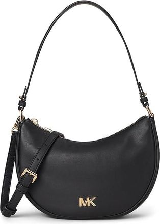 Michael Kors Kyla Small Convertible Pouchette Cross Body Womens Handbags Black, Leather/Polyester