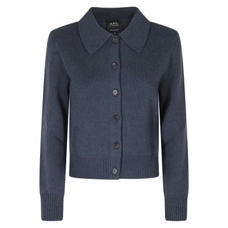 A.P.C. A.p.c., Truien & Vesten, Dames, Blauw, S, Marie Cardigan