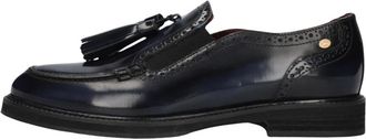 Fred De La Bretoniere Paris Elibra - Dames - Loafers - Blauw - 36 EU - Schoenen