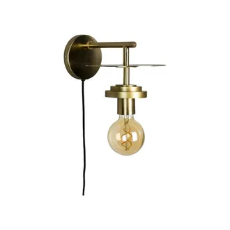 Dutchbone Aplique mural en hierro bronce