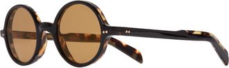 Cutler and Gross Brown Round Unisex Sunglasses CGSNGR0148 001 48
