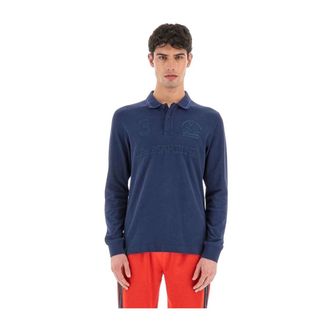 La Martina Polo con patch - - Tops - Uomo - Blu - M