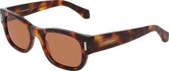 Ferragamo Brown Square Mens Sunglasses SF2064SE 240 51