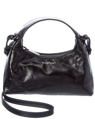 Off-white Arcade Leather Hobo Bag
