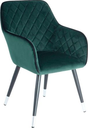 Kayoom Stuhl »Amino 625, stilvoller Design-Stuhl,samtweicher Bezug aus Velvet-Stoff« () 1 Stk.samtweicher Bezug, elegant, glamourös, elegante Optik