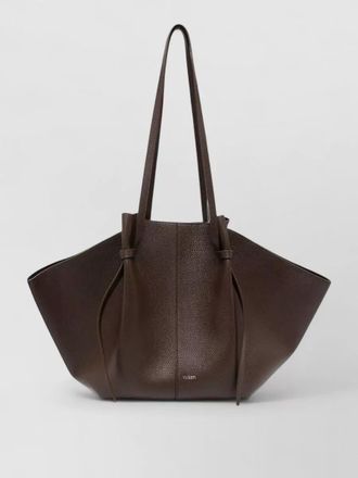 Yuzefi mochi large textured leather shoulder tote