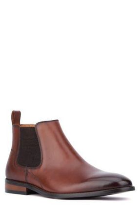 Vintage Foundry Co. Darwin Plain Toe Chelsea Boot in Cognac at Nordstrom Rack, Size 10.5