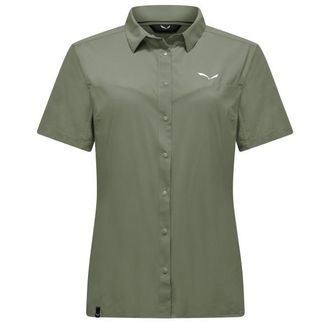 Salewa Puez S/S Shirt Bluse f&uuml;r Damen | oliv