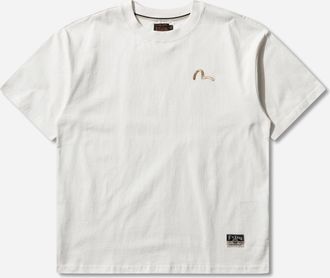 Evisu Men s Seagull Embroidery T-Shirt White