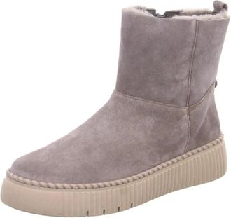 Gabor Platform Enkelboot - Dames - Schoenen - Bruin - Maat: 40 1/2 EU Leer