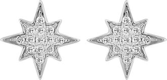 Effy Sterling Silver Diamond Burst Stud Earrings - 0.22 ctw. at Nordstrom Rack