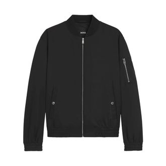 HUGO BOSS Bomber Jackets, male, Black, M, Comber Jacket
