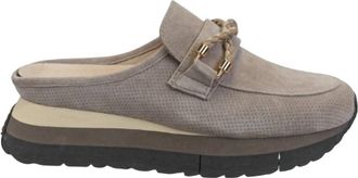 Naked Feet Womens Polo Slip-On Sneaker In Taupe