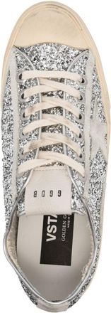 Golden Goose Womens V-Star Glittered Sneakers Ss26 W