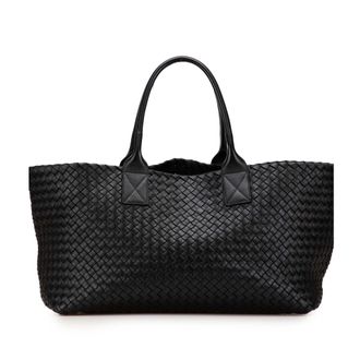 Bottega Veneta Geweven Leren Schoudertas