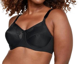 Bali Intimates Flower Underwire Bra In Black