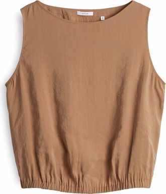 OPUS Falga Top - Dames - Tops - Bruin - Maat: 2XL