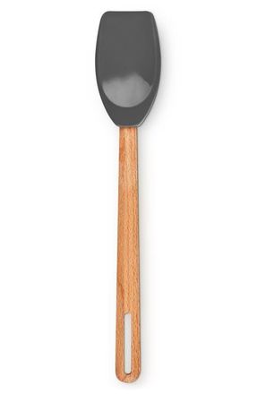 LE CREUSET Signature Silicone & Wood Spatula Spoon in Oyster at Nordstrom