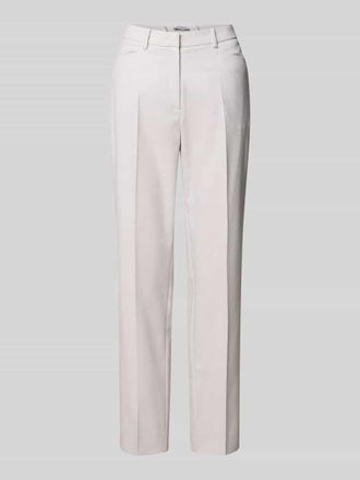 More & More More & More Hose mit B&uuml;gelfalten und Eingrifftaschen in Hellgrau, Gr&ouml;&szlig;e 34