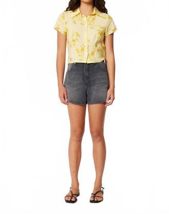 Rolla's Mirage Denim Short In Worn Black