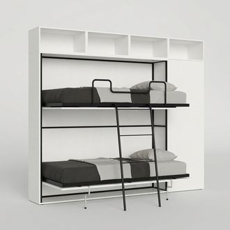 Itamoby Cama Abatible Horizontal Litera Armario Ahorraespacio Kando I