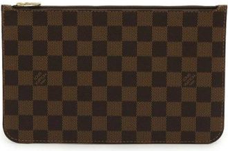 Louis Vuitton Pre-owned Clutches, female, Brown, Size: ONE SIZE Pre-owned Vintage Canvas Clutch