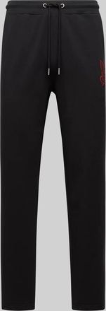 Psycho Bunny Mens Jovan Raised Dotted Print Sweatpant 001 BLACK / XXL