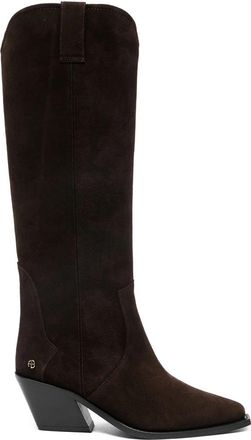 Anine Bing 70mm Tania Suede Knee-high Boots