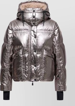 Moncler celaque hooded jacket grenoble metallic