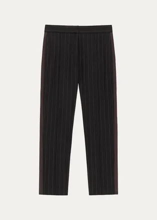 WE-AR4 The Windsor Pinstripe Cropped Trousers