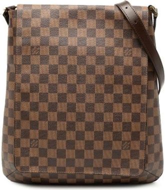 Louis Vuitton Pre-owned Cross Body Bags, female, Brown, Size: ONE SIZE Pre-owned Fabric Crossbody Bag