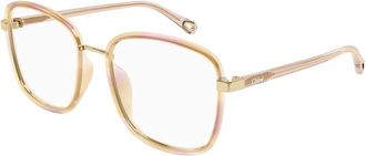 Chlo&eacute; Demo Square Ladies Eyeglasses CH0034O 016 53