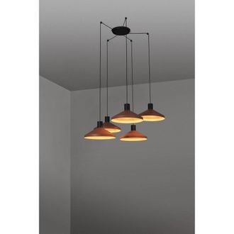 Netlighting Kombo Cluster Pendant Ceiling Light Orange E27