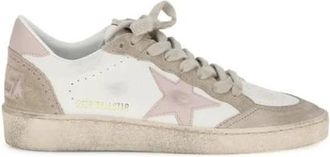 Golden Goose Sneakers, female, White, 4 UK, Leather Trainers with Perforated Toe
