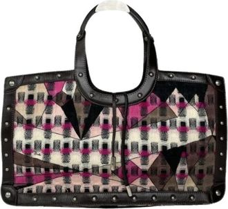 Emilio Pucci Pre-owned Tote Bag - Dames - Vintage Shopper - Veelkleurig - ONE Size - Leer - Vintage