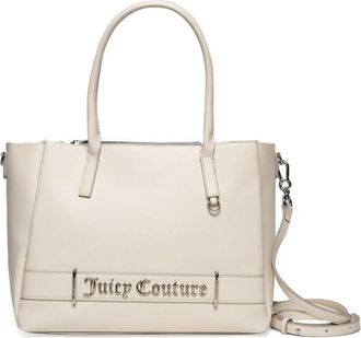 Juicy Couture Double Handle PU String Tote Bag - Dames - Shoppers - Beige - ONE Size - Tassen