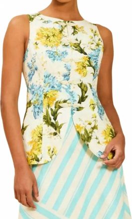 Mestiza New York Annelise Vest In Verdant Blooms