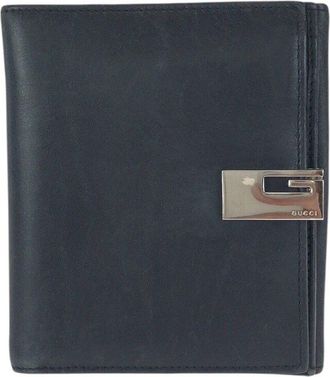 Gucci Black Calfskin Compact Wallet (Authentic Pre-Loved)