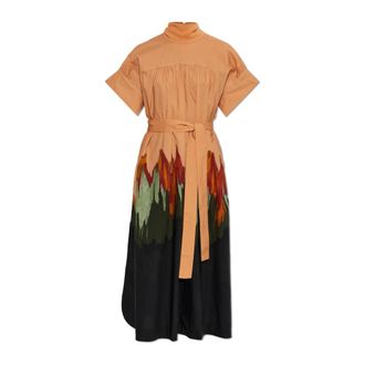 Ulla Johnson Dames, Jurken, Oranje, Maat: XS Katoen