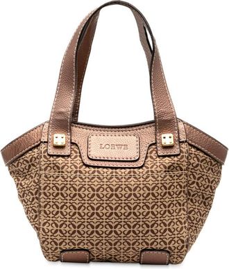 Loewe Pre-owned Loewe Anagram Canvas Tote Ladies 340709