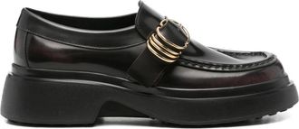 Tod's Mocassini platform con fibbia - Nero