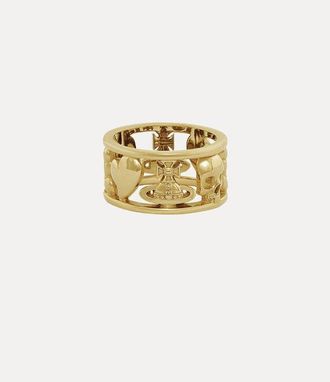 Vivienne Westwood Leonce Ring Gold Silver Unisex