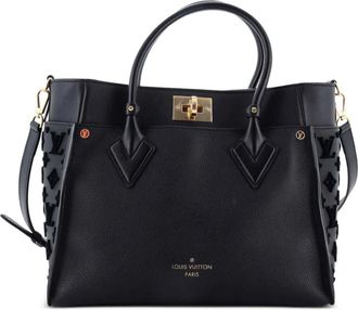 Louis Vuitton On My Side Monogram Tuffetage Leather MM tote bag - Zwart