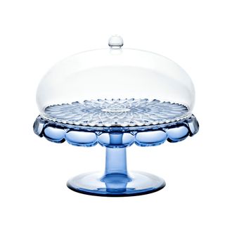 Guzzini Alzata Con Campana Vanity Bio-based D 30 Cm Blu