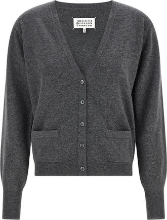 Maison Margiela Grey Four Stitches cardigan