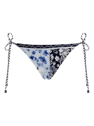 Agua Bendita Alegria tie-side bikini bottoms - Black