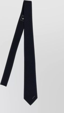 Gucci clip tie patterned pointed tip