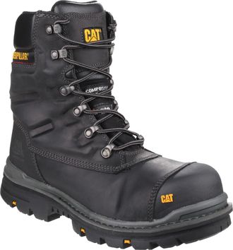 CAT Caterpillar Premier 8 Wr Tx Ct S3 HRO SRC Safety Boots, Black (Mens Black), 10 UK 44 EU